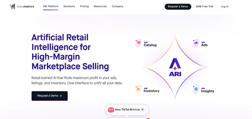 Amazon PPC Software - Teikametrics Flywheel