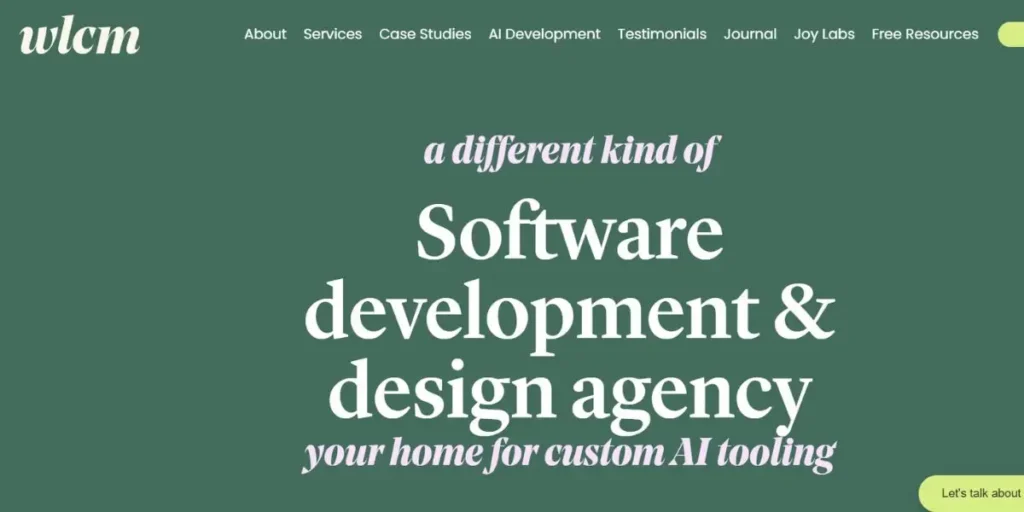 WLCM App Studio - Healthcare App Development Company