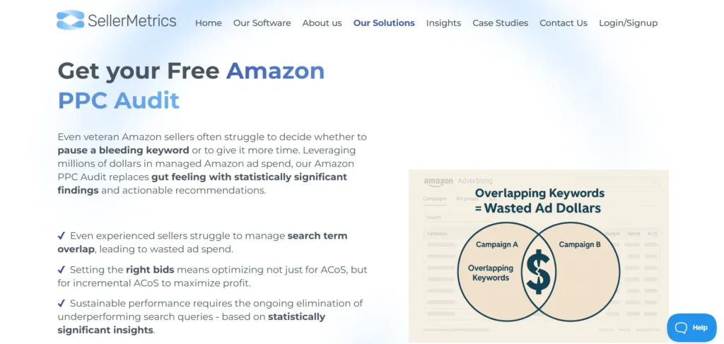 Amazon PPC Software - SellerMetrics