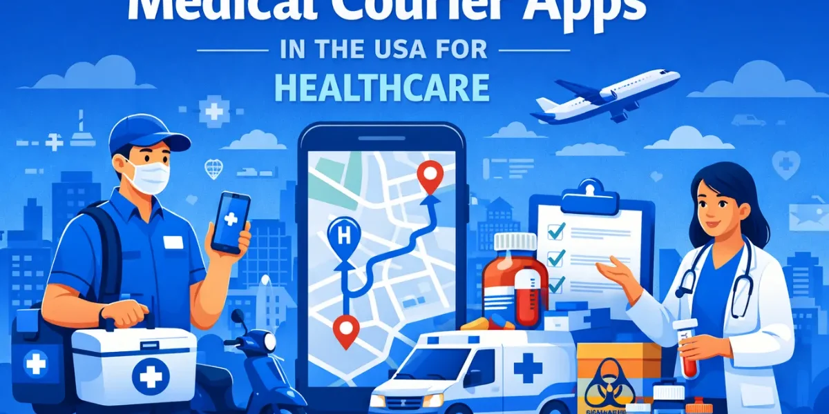 medical courier apps in the USA